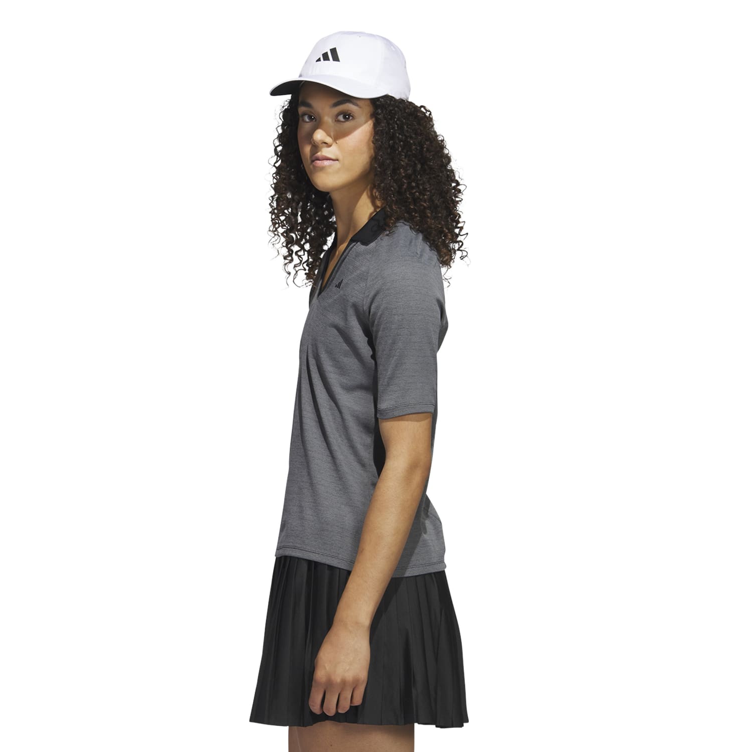 adidas Ultimate365 Tour No-Show Half-Sleeve Golf Polo Shirt Damen
