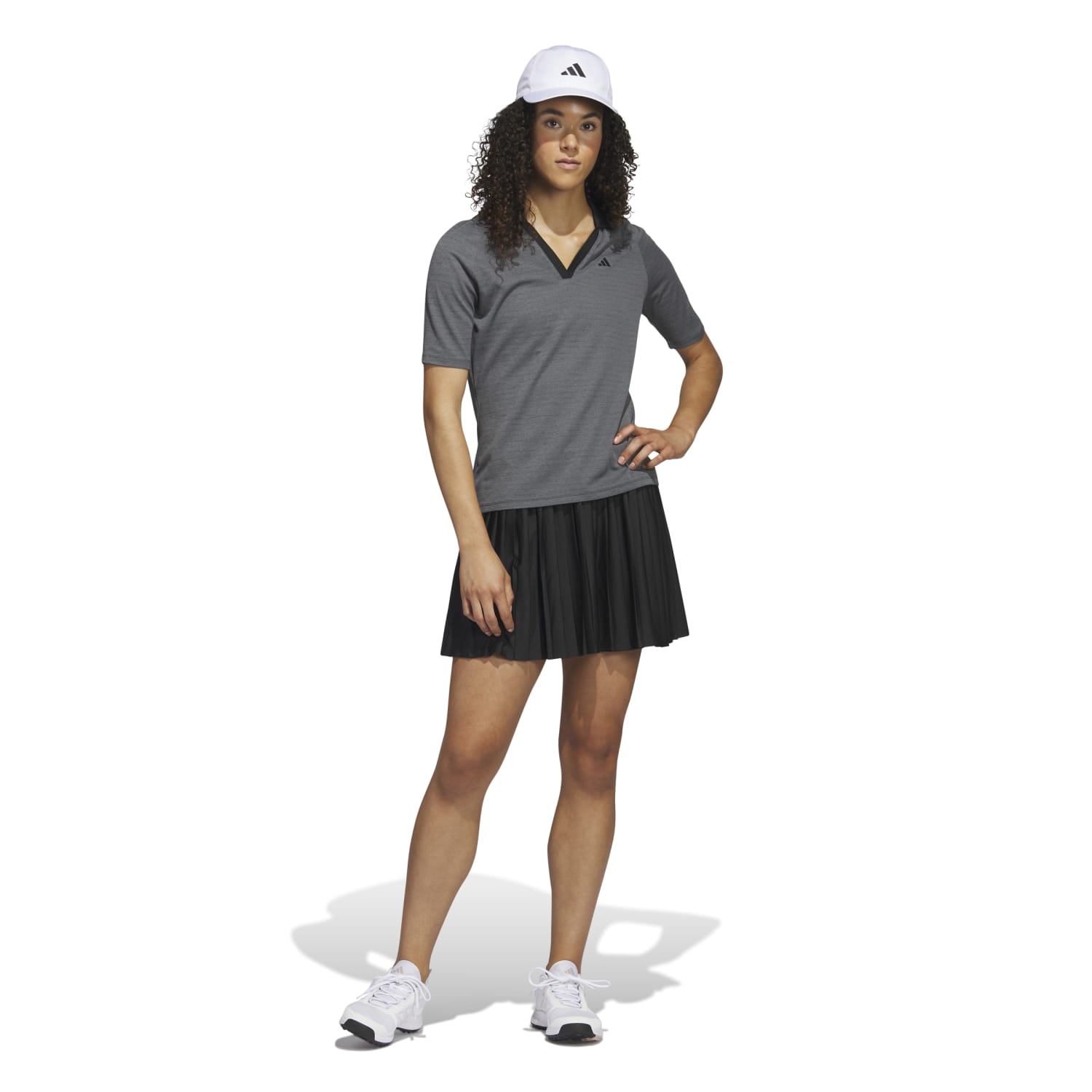 adidas Ultimate365 Tour No-Show Half-Sleeve Golf Polo Shirt Damen