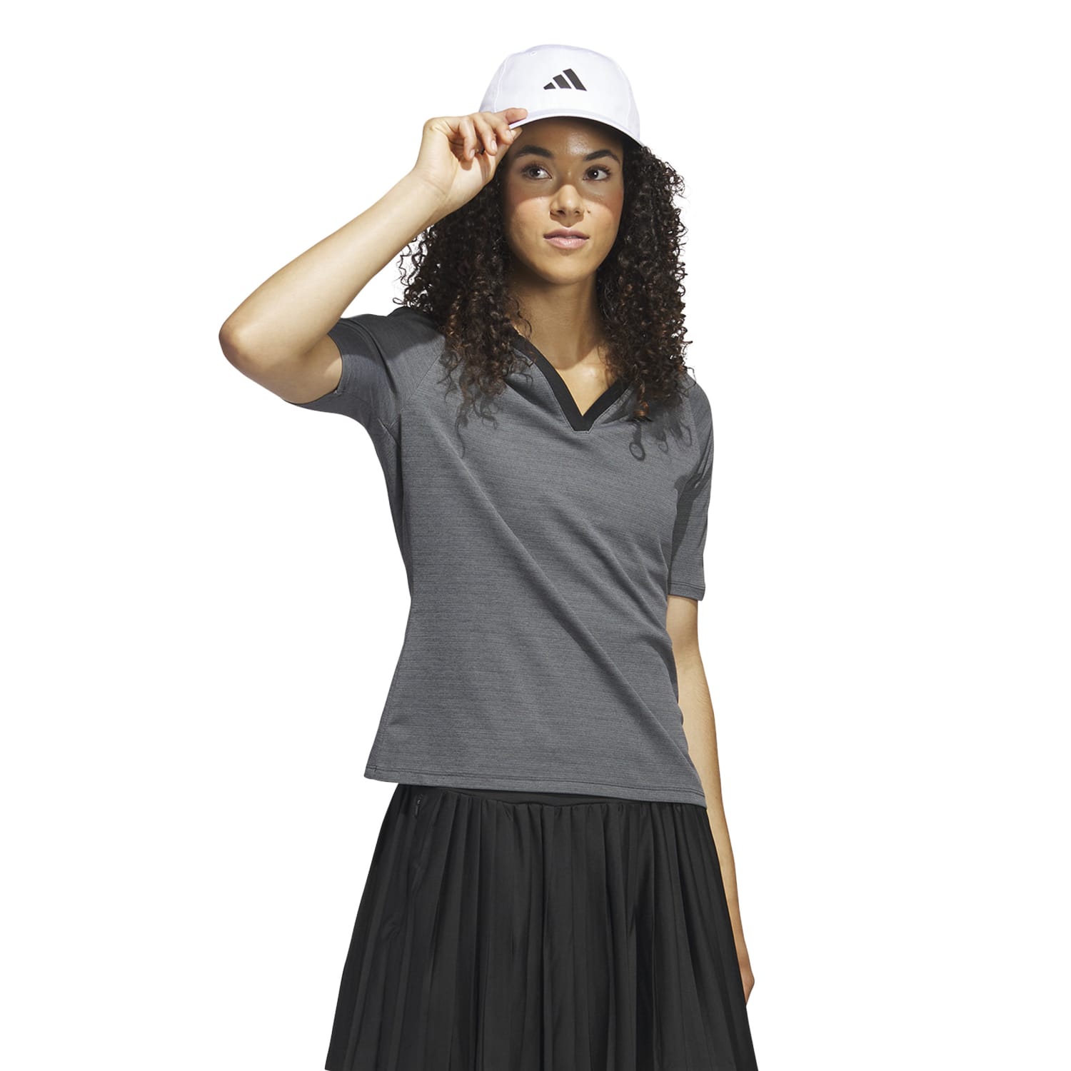 adidas Ultimate365 Tour No-Show Half-Sleeve Golf Polo Shirt Damen